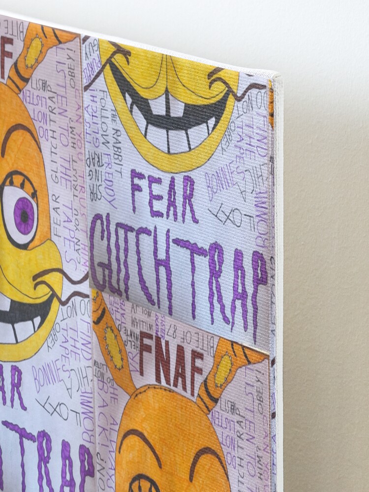 Fear Glitchtrap: FNAF (Five Nights At Freddy's) fanart. | Art Board Print