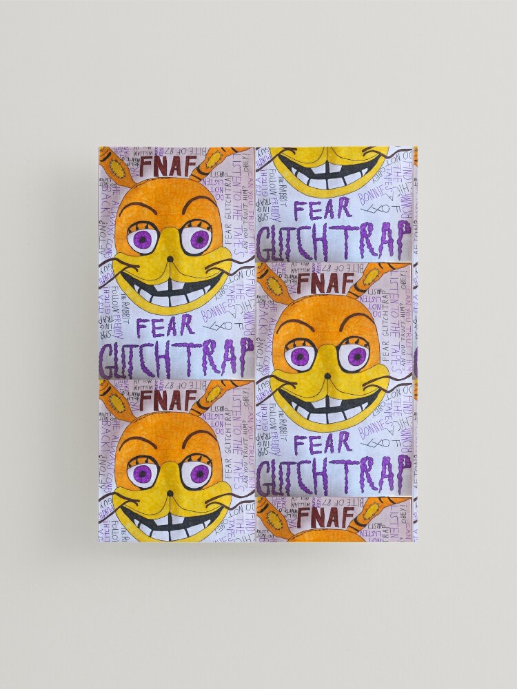 Fear Glitchtrap: FNAF (Five Nights At Freddy's) fanart. | Art Board Print