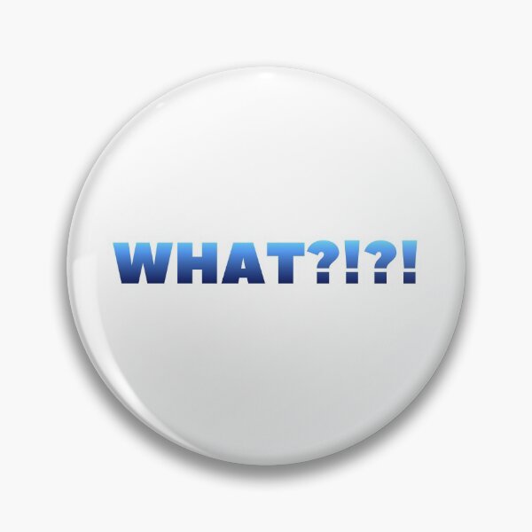 Item preview, What?!?! Light Blue and Dark Blue Word Swag designed and sold by kmcs.