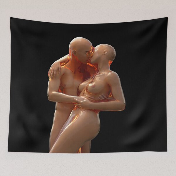 Item preview, fused lovers designed and sold by Mike Kiev art.