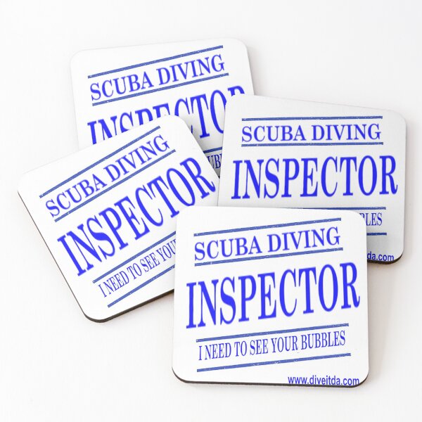 Item preview, Diving Inspector (Funny) designed and sold by itda-store.