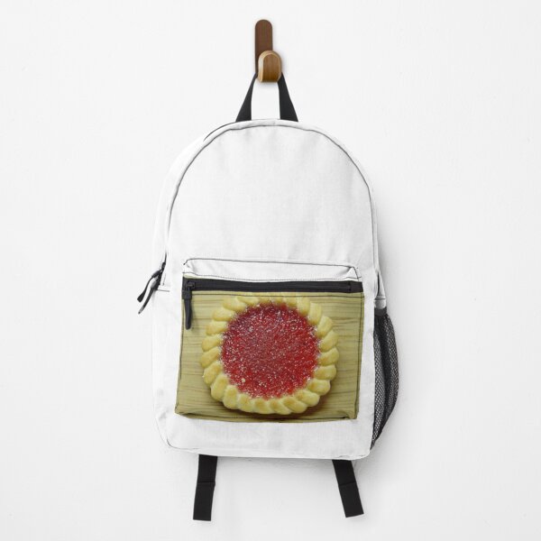 Item preview, cookies with raspberry jam on a brown background designed and sold by Olga Kydryavskaya.