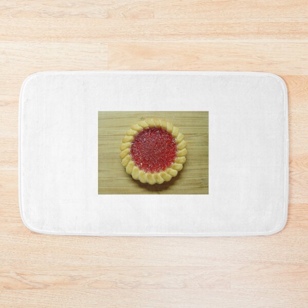 Item preview, cookies with raspberry jam on a brown background designed and sold by Olga Kydryavskaya.