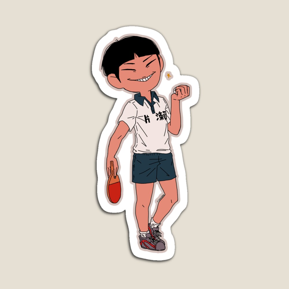 Ping Pong Smile Print Sticker for Sale by niymi