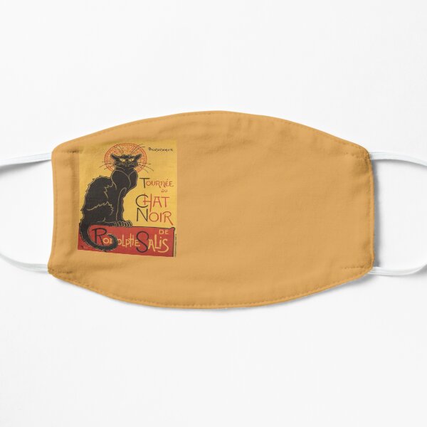 The Black Cat Tour by Rodolphe Salis Flat Mask