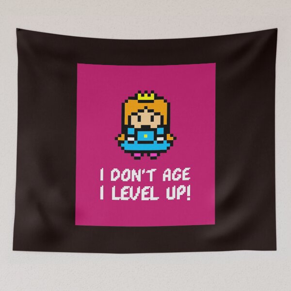 Item preview, 8-bit Gaming Cute I Dont Age I Level Up  designed and sold by Evartdesign.