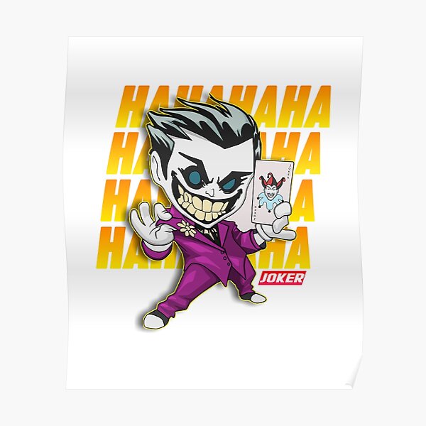 Joker Hahaha Posters for Sale | Redbubble