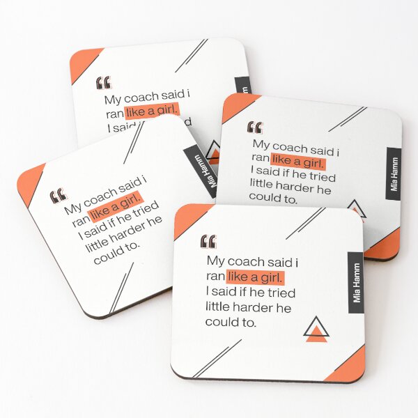 Item preview, Mia Hamm Quote designed and sold by graphic-genie.