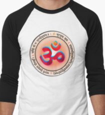 Gayatri Mantra Light Men's Baseball ¾ T-Shirt