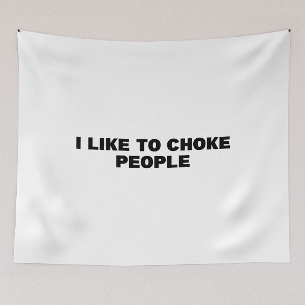 Item preview, I Like To Choke People | MMA Brazilian Jiu Jitsu designed and sold by MMACentral.