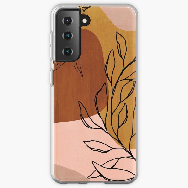 Abstract organic Botanical Samsung Galaxy Soft Case
