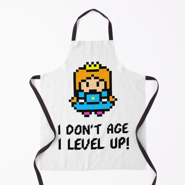 Item preview, 8-bit Gaming Cute I Dont Age I Level Up White Design designed and sold by Evartdesign.
