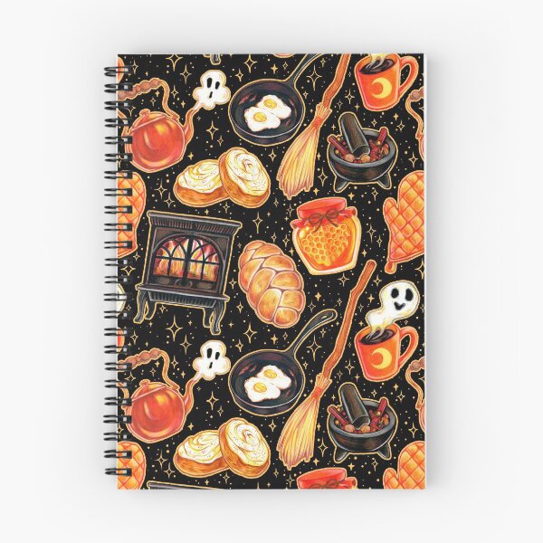 Item preview,  Kitchen Witch Supplies on Black designed and sold by Paisley Yazel.
