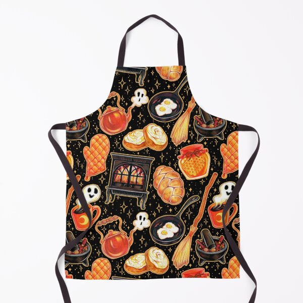 Item preview, Kitchen Witch Supplies on Black designed and sold by Paisley Yazel.