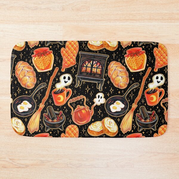 Item preview,  Kitchen Witch Supplies on Black designed and sold by Paisley Yazel.