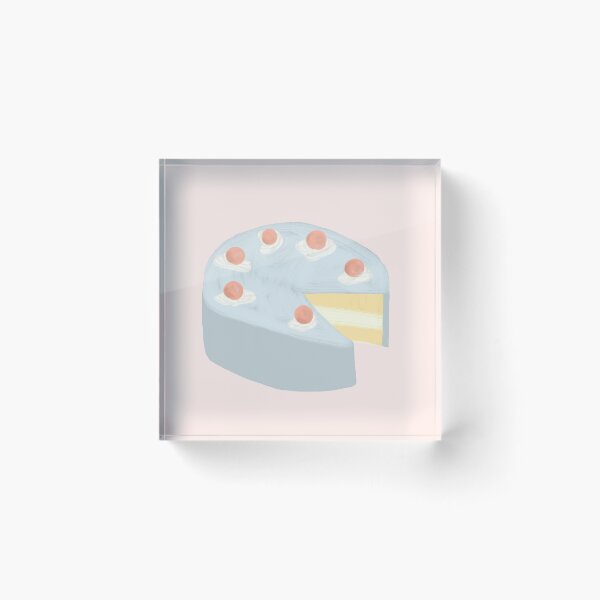Item preview, Aesthetic blue cake designed and sold by reembakes.