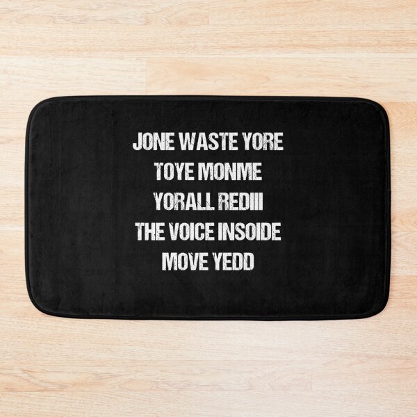 Item preview, JONE WASTE YORE TOYE MONME YORALL REDIII THE VOICE INSOIDEMOYE YEDD designed and sold by midodesign20.