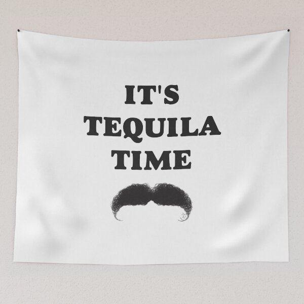 Item preview, Its Tequila Time - Funny Moustache - CINCO DE MAYO CELEBRATIONS 2021 designed and sold by MinimalSketches.