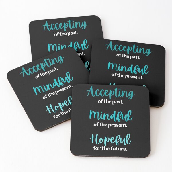 Item preview, Accepting Mindful Hopeful Quote Shirt designed and sold by JSCreative93.