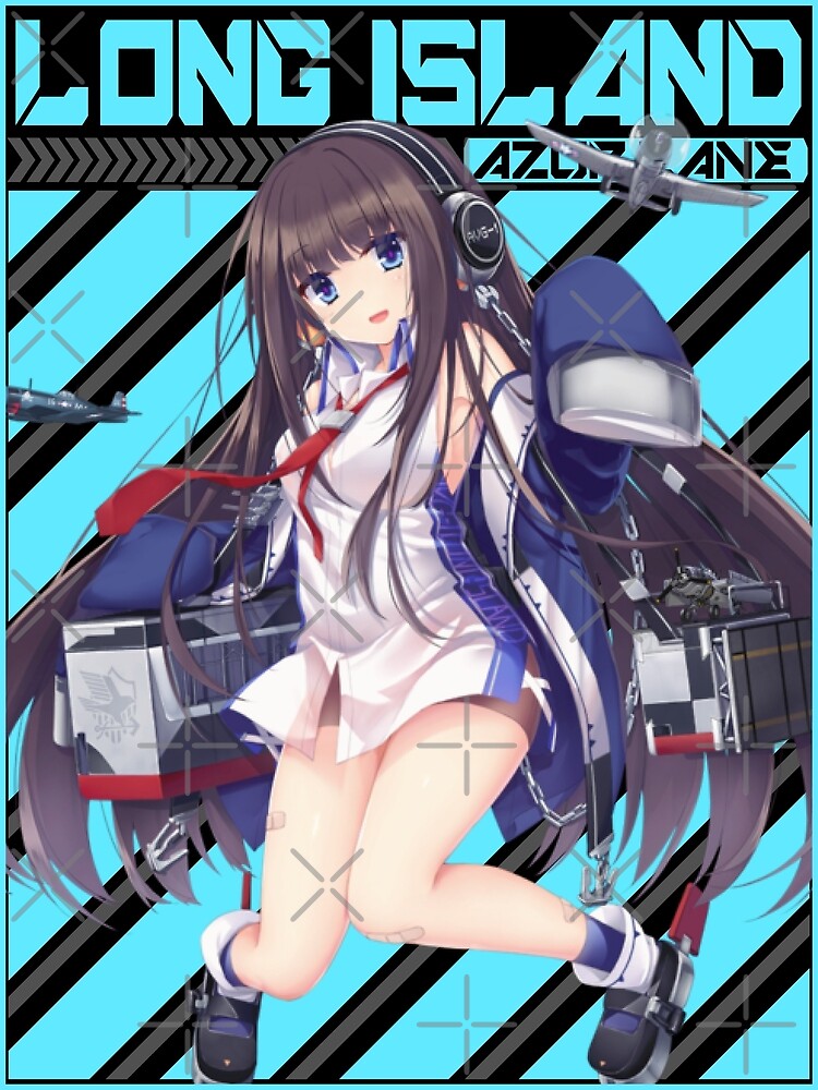 AZUR LANE LONG ISLAND Poster For Sale By VotreVPX Redbubble