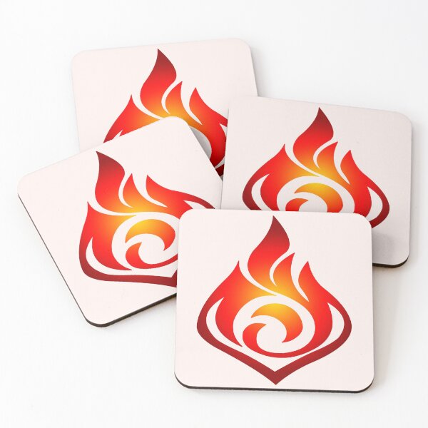 Item preview, Pyro Symbol Genshin Impact (bright) designed and sold by LokittyLevi.