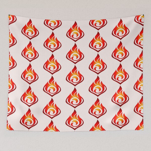 Item preview, Pyro Symbol Genshin Impact (bright) designed and sold by LokittyLevi.