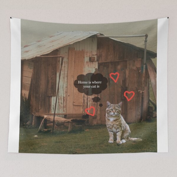 Item preview, Home is where your cat is designed and sold by StudioMoesker.