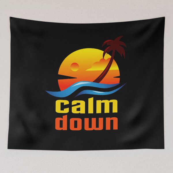 Item preview, calm down, warm sunset designed and sold by efenem.