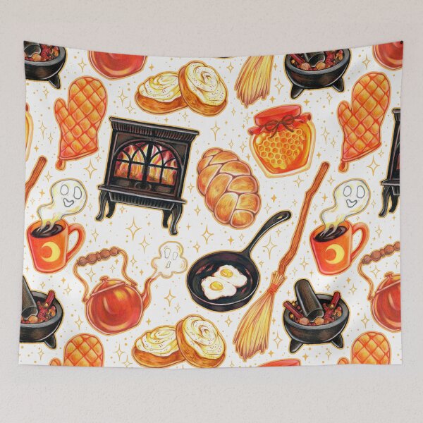 Item preview,  Kitchen Witch Supplies on White designed and sold by Paisley Yazel.