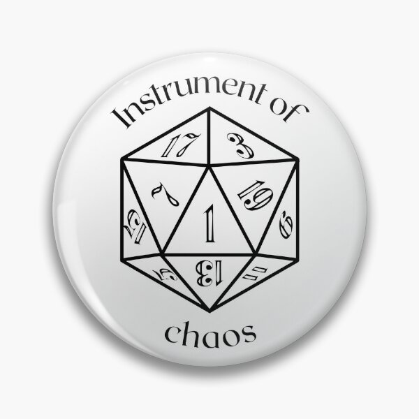 Artikelvorschau, Instrument des Chaos d20 nat 1 entworfen und verkauft von PinkDiceBag.