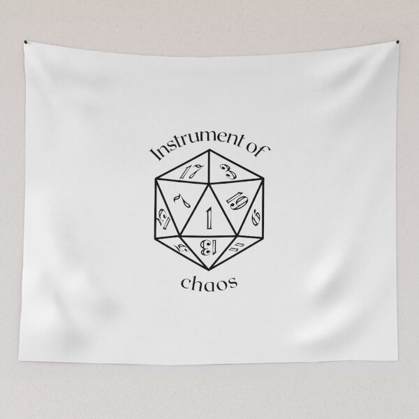 Item preview, Instrument of chaos d20 nat 1 designed and sold by PinkDiceBag.