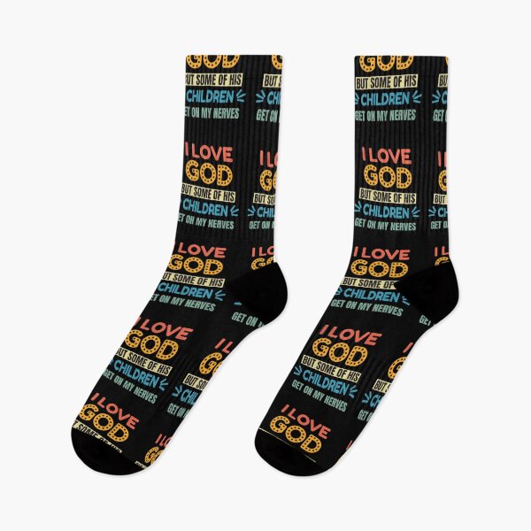 Item preview, I Love God, but Some of His Children Get on my nerves designed and sold by Luvjesus2.