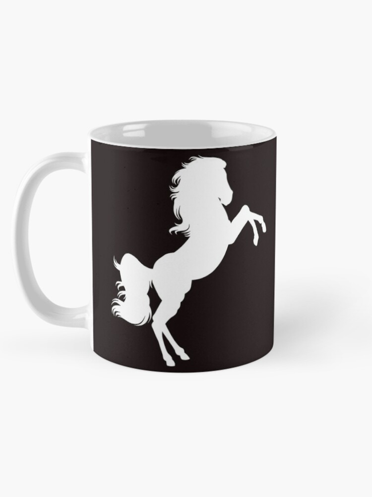 Thumbnail 5 of 6, Coffee Mug, White Horse Rearing designed and sold by LiveToLearn.