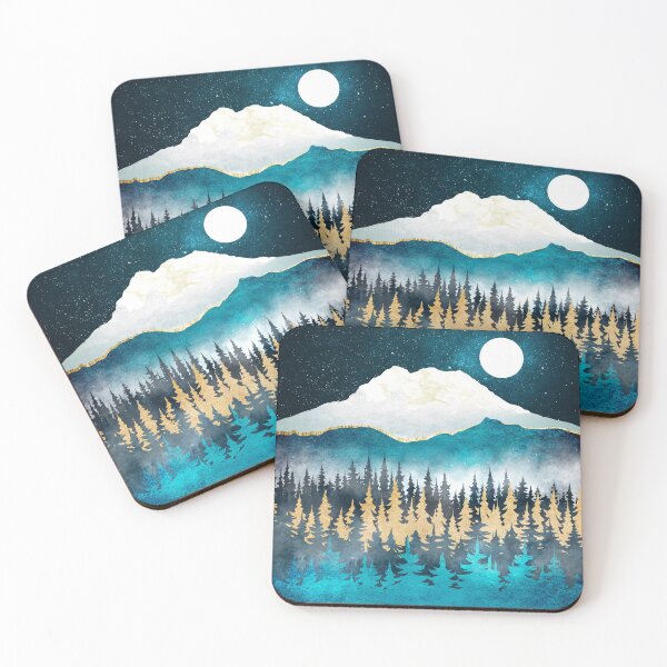 Item preview, Mount Rainier - Texturized Winter Landscape designed and sold by JackMoreh.
