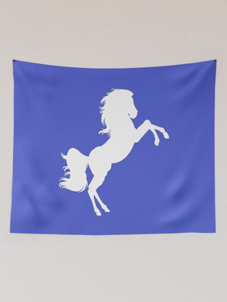 Thumbnail 2 of 3, Tapestry, White Horse Rearing designed and sold by LiveToLearn.