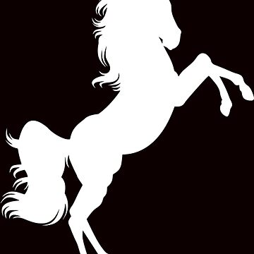 Artwork thumbnail, White Horse Rearing by LiveToLearn