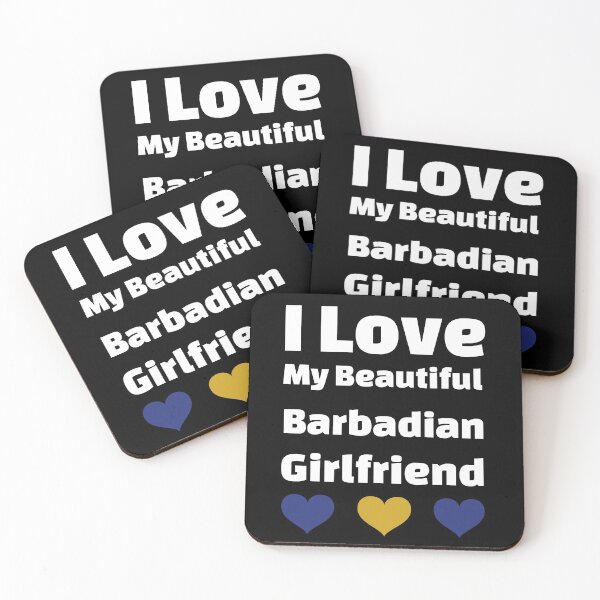 Item preview, I Love My Beautiful Barbadian Girlfriend - Barbados Girlfriend designed and sold by DiceNLDesigns.