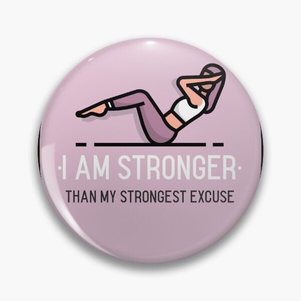 Item preview, I Am Stronger Than My Strongest Excuse designed and sold by Evartdesign.