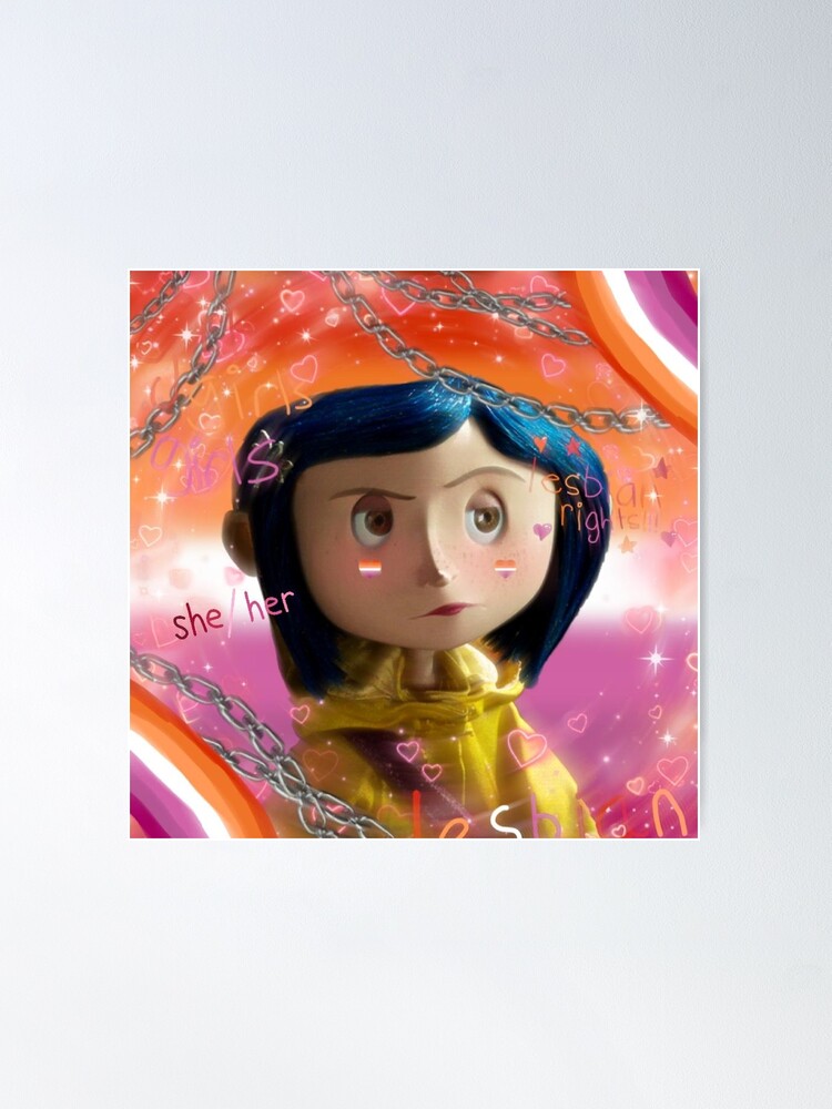 Coraline Merch Poster Art Wall Poster Sticky Poster Gift For Fan