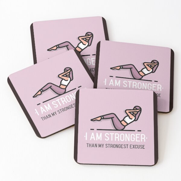 Item preview, I Am Stronger Than My Strongest Excuse designed and sold by Evartdesign.