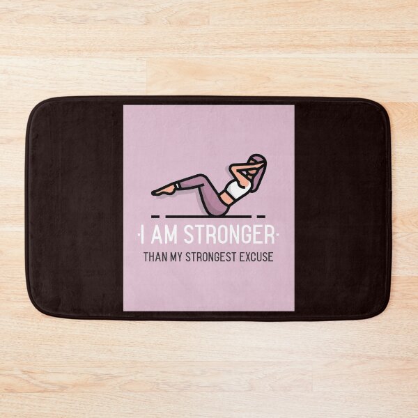 Item preview, I Am Stronger Than My Strongest Excuse designed and sold by Evartdesign.