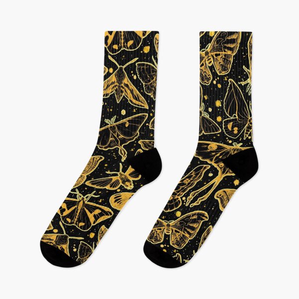 Item preview,  Moth Magic Yellow on Black designed and sold by Paisley Yazel.