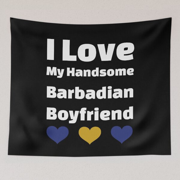 Item preview, I Love My Handsome Barbadian Boyfriend - Barbados Boyfriend designed and sold by DiceNLDesigns.