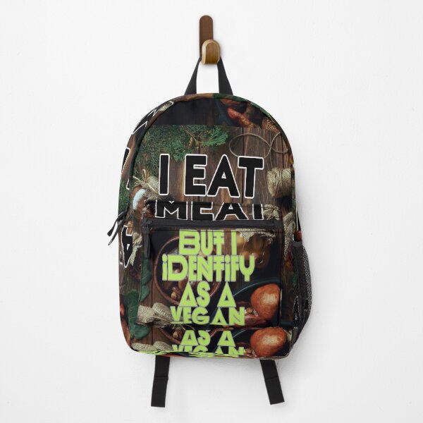 Item preview, I eat meat but I identify as a vegan designed and sold by Chill Freak.