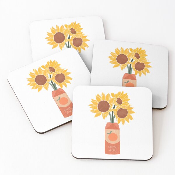 Item preview, Sunflowers in Orange Juice Carton designed and sold by SoulDesignsCo.