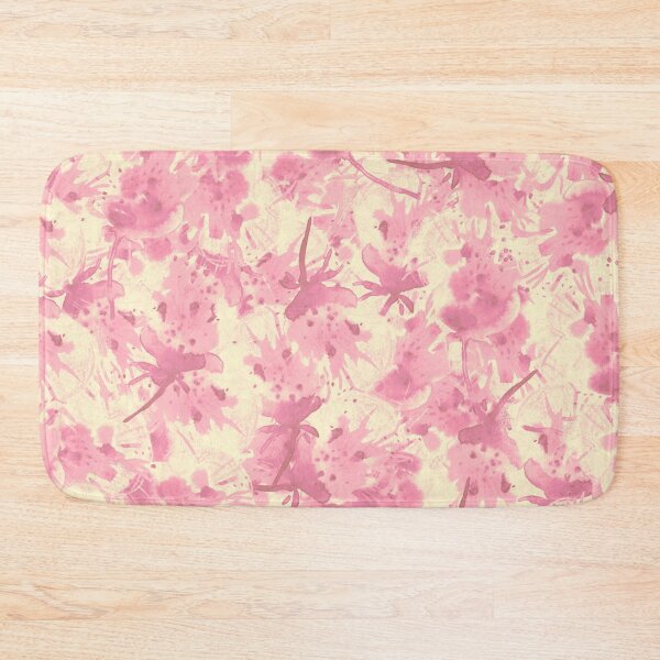 Item preview, Glowflowers Soft Vanilla Raspberry · Seamless Pattern designed and sold by Susanne Margarete Lutz.