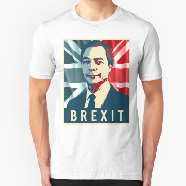 Nigel Farage Brexit Slim Fit T-Shirt