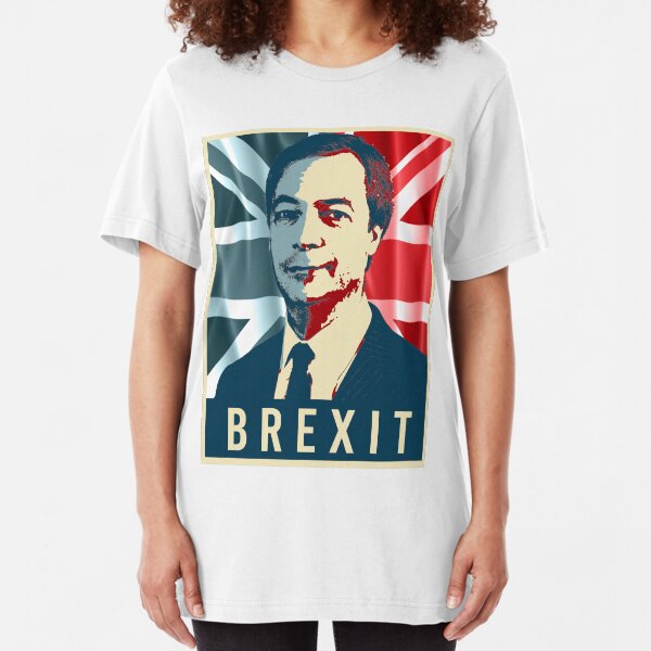 Nigel Farage Brexit Slim Fit T-Shirt