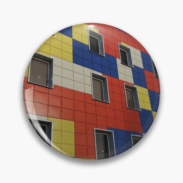Item preview, multicolored city house against the blue sky designed and sold by Olga Kydryavskaya.
