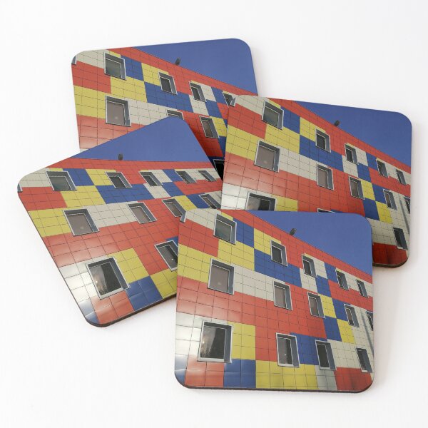 Item preview, multicolored city house against the blue sky designed and sold by Olga Kydryavskaya.